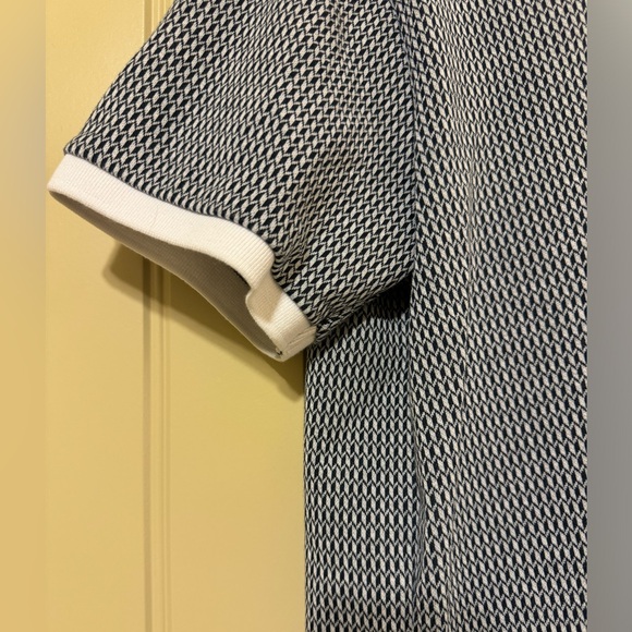 Men’s Original Penguin Navy & White Geometric Golf Polo | Small - Picture 5 of 7